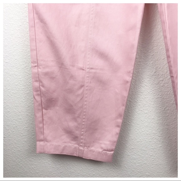 NWT‎ Tularosa Barrett High Waist Denim Button Fly Front Pant Blush Pink Size XS - Picture 9 of 14